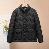 Women's Solid Color Short Thick Cotton Jacket