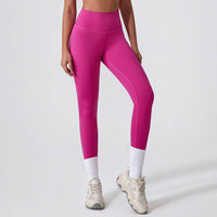 New Yoga Pants Seamless Nude Feel Women's Peach Hip High Waist Hip Lift Sports Fitness