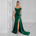 Bustier Off-shoulder Sexy Slit Dress