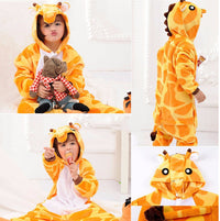 One-piece Pajamas Animal Men And Women Coral Fleece