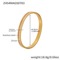 Oversized Bracelet With Irregular Geometric Diamond Accents