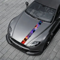 Car Accessories Decoration Windshield Hood B-pillar Car Sticker Personalized Stripe Stickers Auto Modified Body Sticker