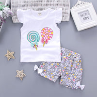 Summer Baby Short-sleeved Kid's Suit