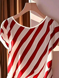 Summer New Lightweight Womens Crew-Neck T-Shirt