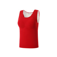 Merino Wool-Filled Seamless Fleece-Lined Thickened Thermal Padded Vest