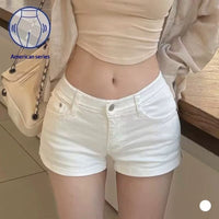Spicy Girl Denim Shorts American-style Low-rise