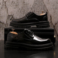 Business Dress Shoes Fall New Shiny Leather