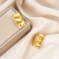 Premium Fashion Irregular Earrings, High-End Unique Niche Design, Stainless Steel Earrings Jewelry For Women