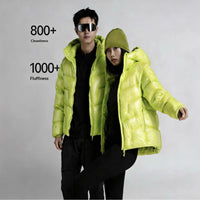 Ultra-Soft White Duck Down Short Puffer Jacket