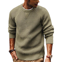 Men's Retro Heavyweight Thickened Sweater Loose-Fit Casual Knitwear