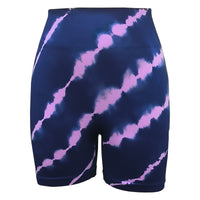 Seamless Tie-dye Yoga Pants Women's Summer High Waist Leggings