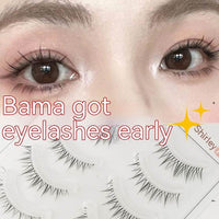 Little Devil Mixed Blood Feeling Eyelash One Piece Thin Sheer Root