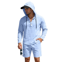 Lightweight Breathable Loose-fit Linen Mens Suit