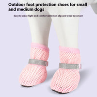 Summer Non-slip Breathable And Wearable Pet Dog Shoes
