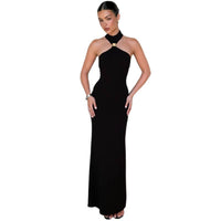 Fashionable Slim-fit Sleeveless Split Dress For Women