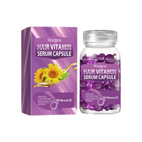 Purple Hair Care Capsule Improves Dry Knotting