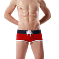 Men's Camouflage Fashion Low Waist Boxer Swimming Trunks