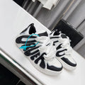 Round Colorblock Casual Sneakers Bread Shoes