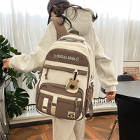 Student Large Capacity Schoolbag Portable Burden Alleviation Backpack