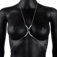 Diamond Tassel Chest Necklace Accessories Body Chains