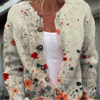Autumn And Winter Popular Loose 3D Printed Sweater