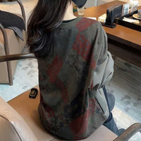 Casual Versatile Women's Crew-neck Sweatshirt