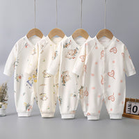 Baby Autumn Clothes Long Sleeve Spring And Autumn Baby Jumpsuit Pure Cotton Baby