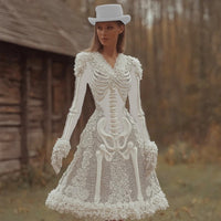 Womens Retro Royal-Style French Dress