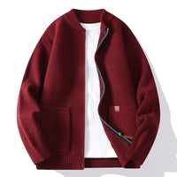 Men's Sweater Cardigan Striped Jacket Coat