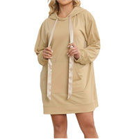 Simple Graceful And Fashionable Solid Color Pullover Hoodie