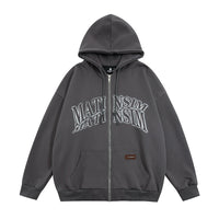 Letter Spray Painting Printed Hoodie Loose Casual Men