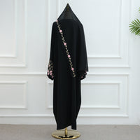Dubai Middle East Turkey Dubai Flower Embroidered Elegant Cardigan