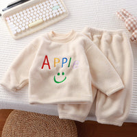 Boys And Girls Thermal Pajamas Suit