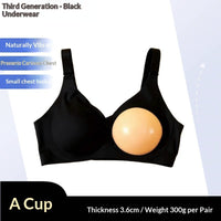 Silicone Fake Breast Bra For A Smaller Bust To Appear Larger