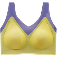 Unwired Push Up Ladies Sports Tank Top Glossy Bra