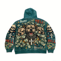 Skull Head Pullover Hoodie