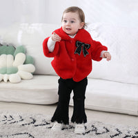 Infant Furry Sweater Autumn And Winter Girls Cloak