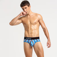 Men's Briefs U Convex Print Big Triangle
