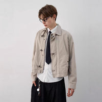 American Retro Jacket Short Wide Version Versatile Autumn Coat