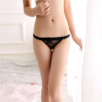 Hip-exposed Low Waist T-shaped Panties Sexy Love Underwear