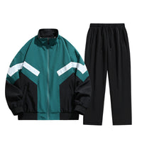 Suit Boys Sports Stand Collar Stitching Teenagers