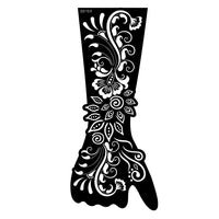 Creative All-match Hollow Template Tattoo Sticker