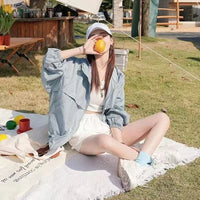 Versatile Breathable Thin Hooded Loose-fit Minimalist
