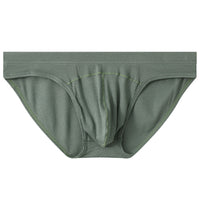 Men's Briefs Convex Low Waist Briefs Breathable Sexy Youth Underwear Solid Color Loose Pants