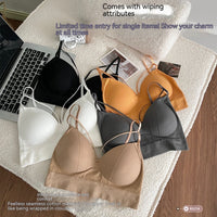 Small Sling Beauty Back Vest One-piece Fixed Cup Tube Top