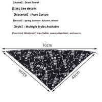 Halloween Dogs And Cats Pet Print Scarf