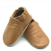 Baby Soft Bottom Solid Color Calf Leather Shoes Toddler Shoes