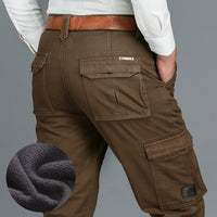 Battlefield Jipu Winter Plush Overalls Casual Pants Men