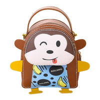 Cartoon Monkey Woven Backpack Diy
