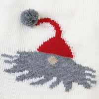 Baby Body Christmas Hat Knitted One-piece Long Sleeves Romper